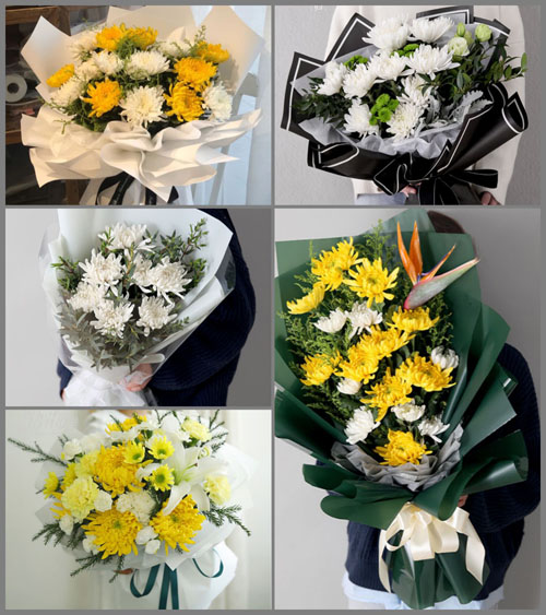 广东江门市新会区沙堆镇白事花束代送